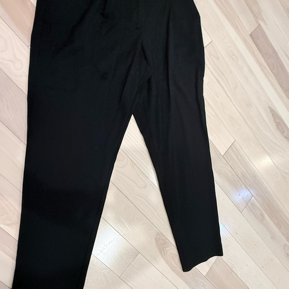 Reitmans Black Tapered Dress Pants – Size 12 – Pleated Front – Stretch - Picture 5 of 5